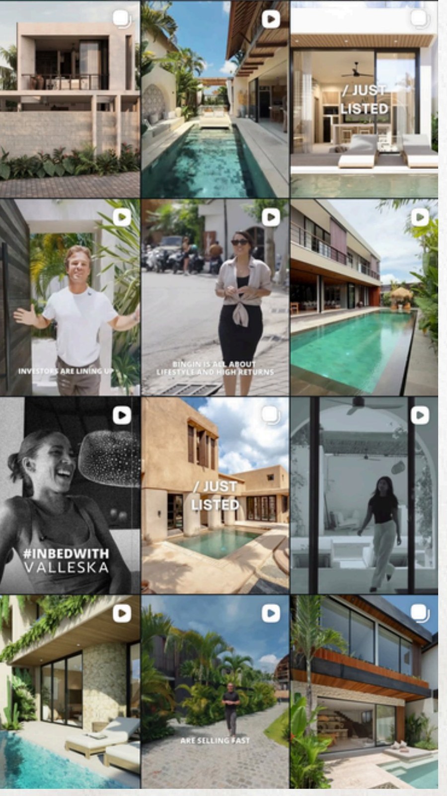 Propertia Bali social grid of agents and properties